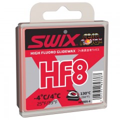 Парафин Swix HF8X +4C/ -4C, красный, 40 гр.