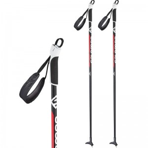 Палки лыжные SALOMON ESCAPE JR Black/Red
