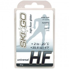 парафин SkiGo HF 63020 белый универсальный, +2/-20, 45 гр