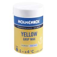 Мазь твердая Holmenkol Grip Yellow +4-1