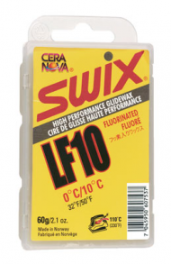 Парафин Swix LF10 -0 +10 желтый, 60 гр