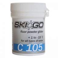 Порошок SkiGo C105, +1°/-15°С, нов. мелкозерн. снег, 30 г