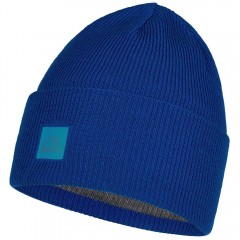 Шапка BUFF Crossknit Hat Solid Azure Blue