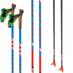 Палки лыжные TORNADO Plus Clip 100%carbon