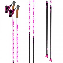 Палки лыжные TORNADO PINK/ QCD cross country pole