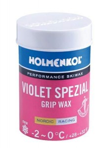 Мазь твердая Holmenkol Grip Violet Spezial 0 -2