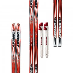 Комплект лыжи ATOMIC SKI TIGER WAX + крепления