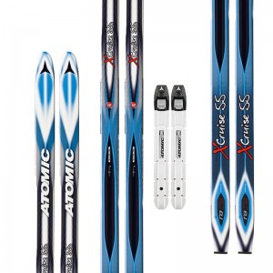 Комплект лыжи ATOMIC XCRUISE 55 GRIP + крепления