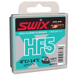 Парафин Swix HF5 X -8C/ -14C, голубой, 40 гр.