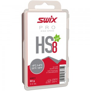 Парафин Swix HS08-6 Red -4...+4 60г