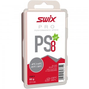 Парафин Swix PS08 RED -4...+4  60г