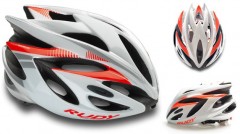 Шлем Rudy Project RUSH WHITE-RED FLUO SHINY S