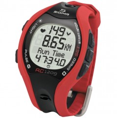 Часы спортивные SIGMA RC-1209 RED пульсометр