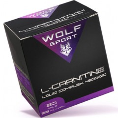 Л-Карнитин WOLFSPORT L-CARNITINE LIQUID COMPLEX 4500+Q10, 25мл, малина