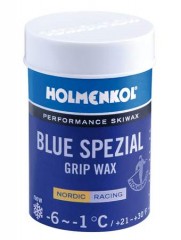 Мазь твердая Holmenkol Grip Blue Spezial -1 -6