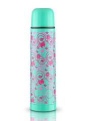 Термос из нерж. стали тм THERMOcafe by Thermos Butterfly Flask- Green 0.7L