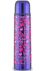 Термос из нерж. стали тм THERMOcafe by Thermos Butterfly Flask - Blue 0.5L