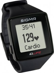 Часы спортивные SIGMA ID.LIFE BLACK пульсометр
