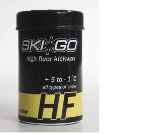 Мазь SKI GO HF YELLOW, +5°/-1°С, в/фтор., новый снег, 45 г