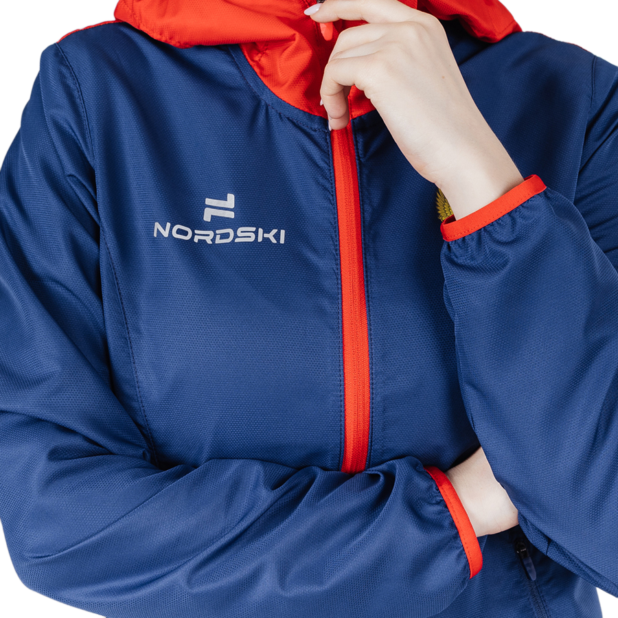 Ветровка Nordski Run (женская) (XS, 797 patriot)