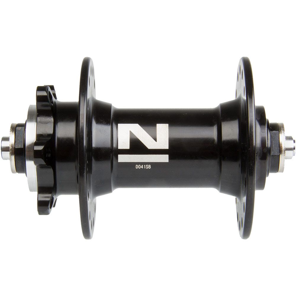 Втулка перед. NOVATEC алюм., 100мм 32 отв., черн., под диск.торм.