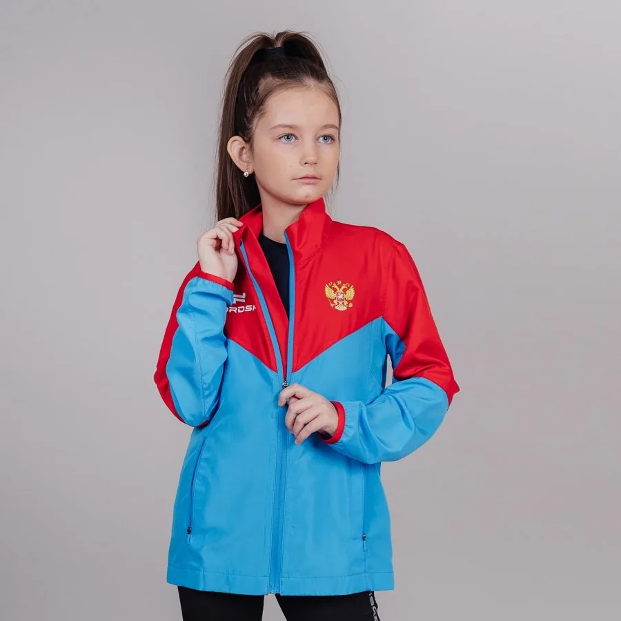 Ветровка Nordski Jr. Sport (134, 987 Красный/Синий)