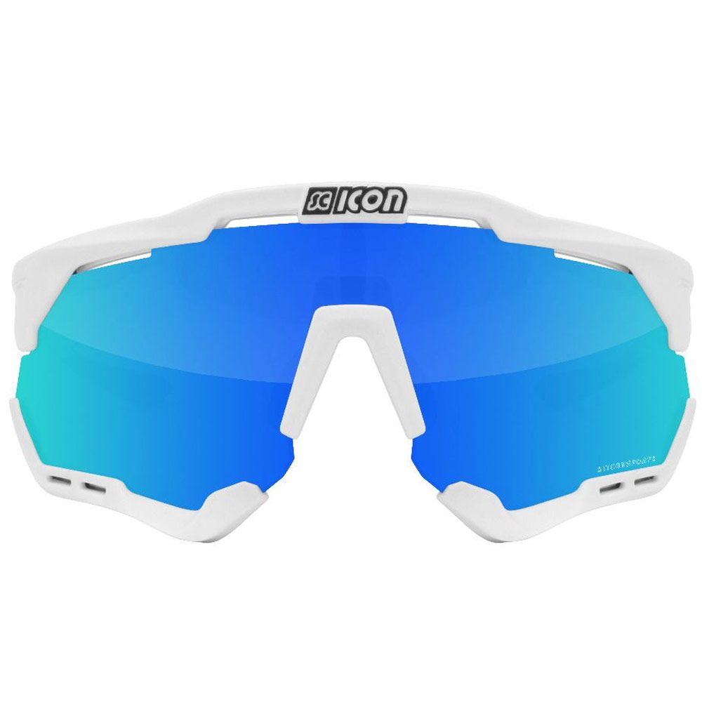 Очки SCICON Aeroshade XL Multimirror Blue +Rain Clear /White gloss