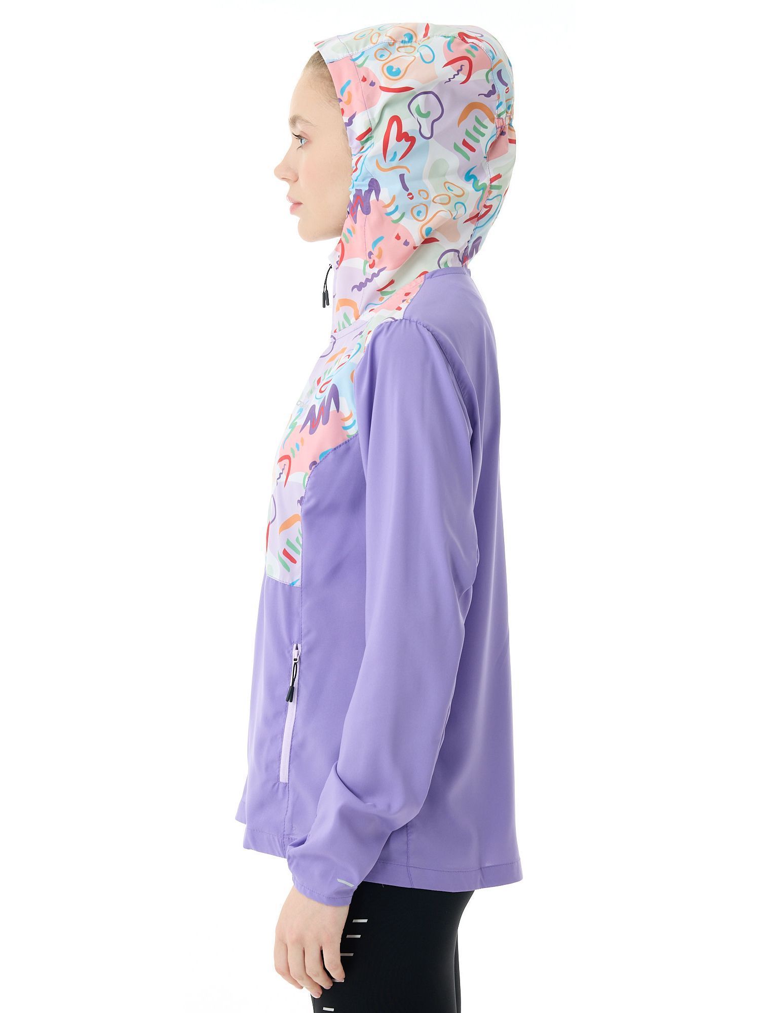 Ветровка Nordski Run  Marathon (женская) (M, 733 Пурпурный)