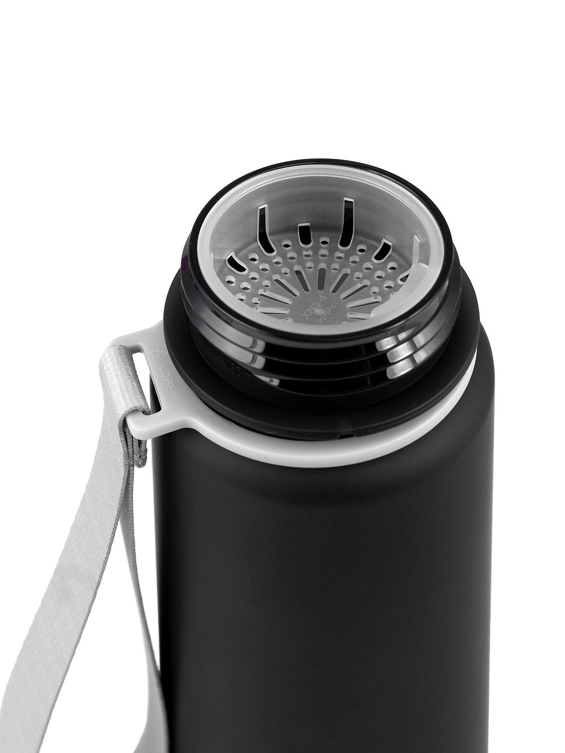 Бутылка тритановая  500 мл, с ситечком (Черный)