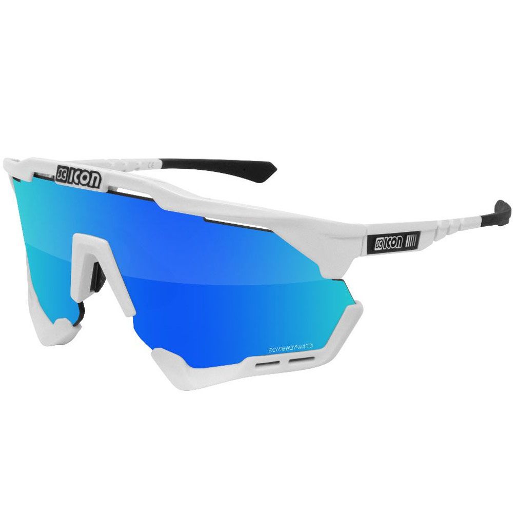 Очки SCICON Aeroshade XL Multimirror Blue +Rain Clear /White gloss
