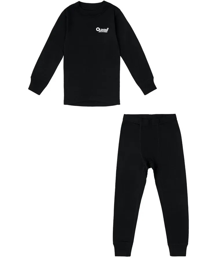 Комплект термобелья 1 слойный д/мальчиков "Айгер" (104, Черный)