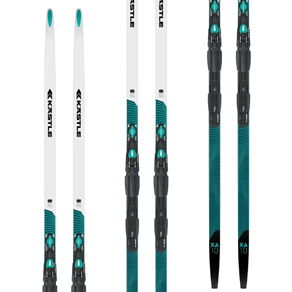 Лыжи KASTLE XA10 Cl Skin Plus Med NIS + крепл