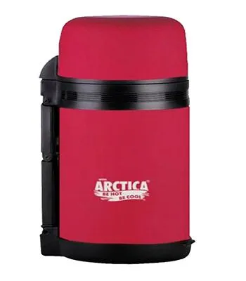 Термос вакуумный, бытовой,  "Арктика" 800мл (Красный)