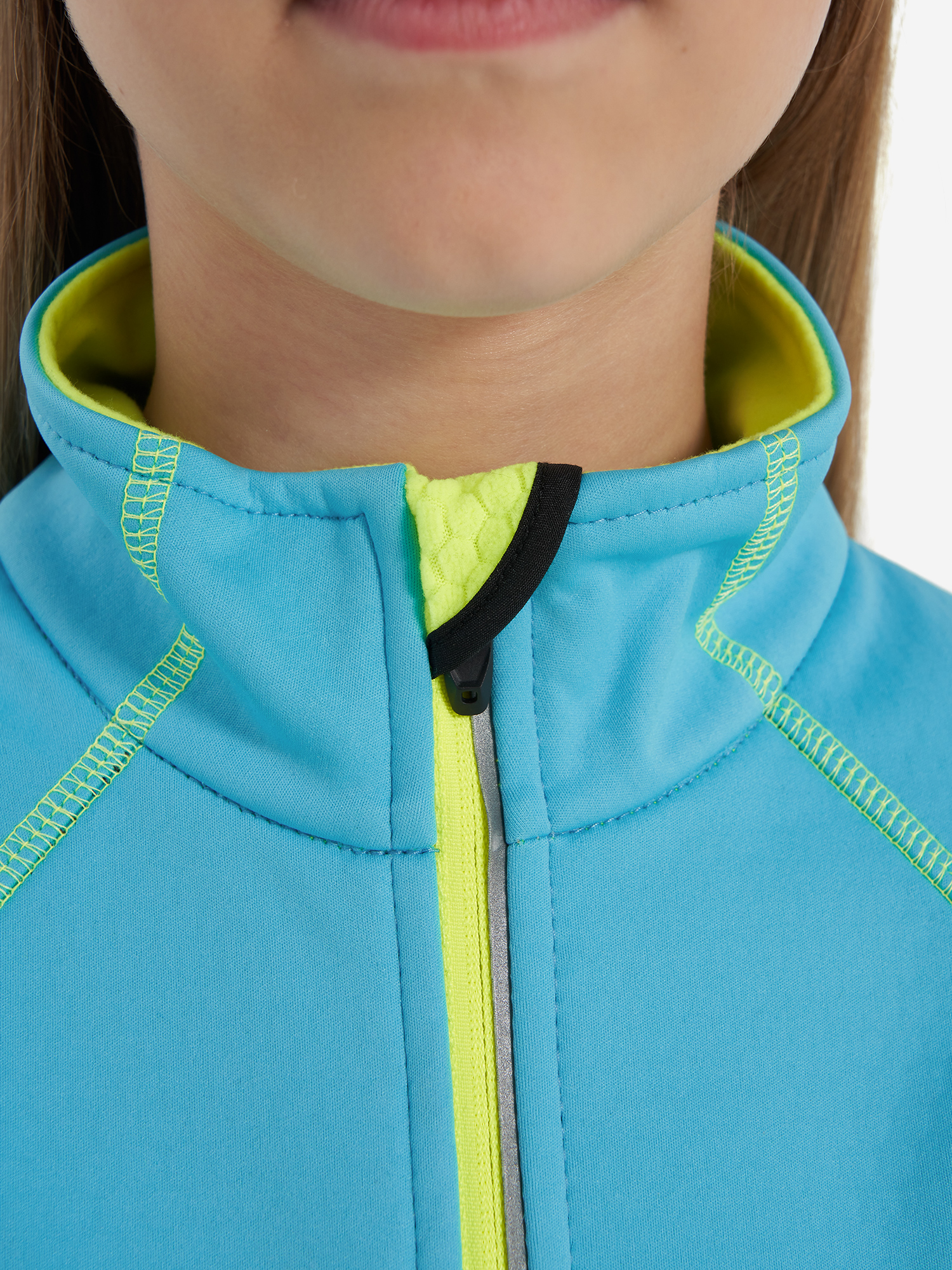 Куртка FISCHER Softshell Warm детск. (158, 409 Бирюзовый/серый)