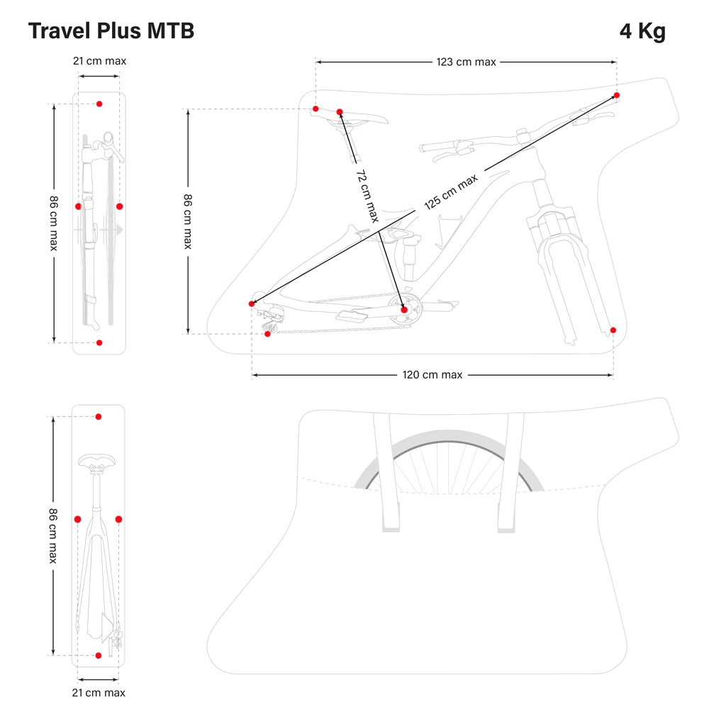 Чехол Scicon Travel Plus MTB