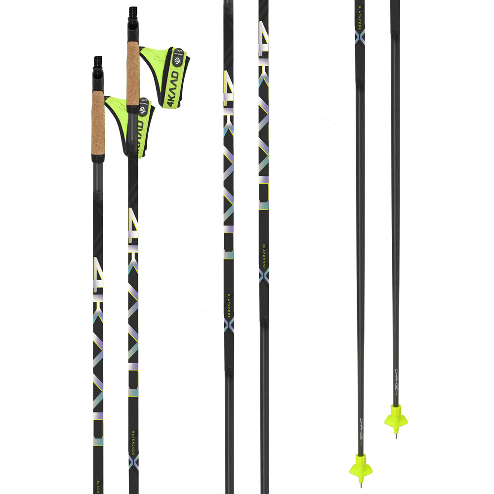 Палки лыжные 4KAAD BLACK CODE X ULTIMATE 2 HOLOGRAM