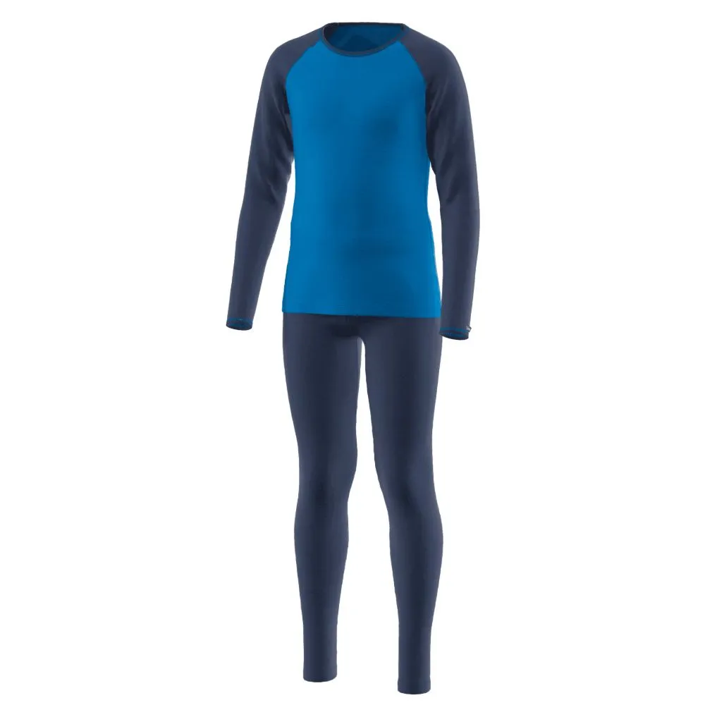 Комплект термобелья LOFFLER Merino детский (164, 557 Синий)