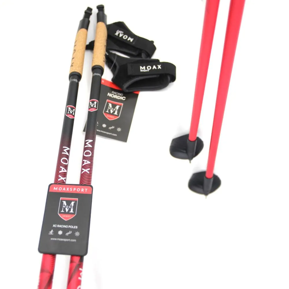 Палки лыжные MOAX M3 Carbon (150)