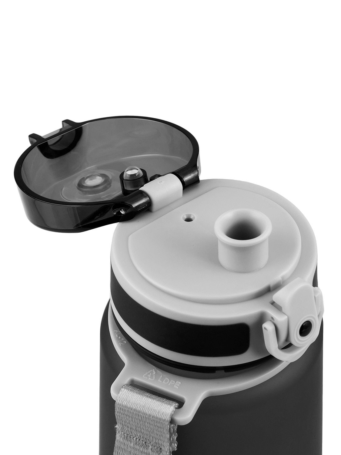 Бутылка тритановая  500 мл, с ситечком (Черный)