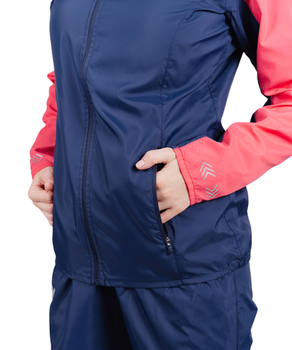 Ветровка Nordski Rain  (XS, 770 коралловый/синий)