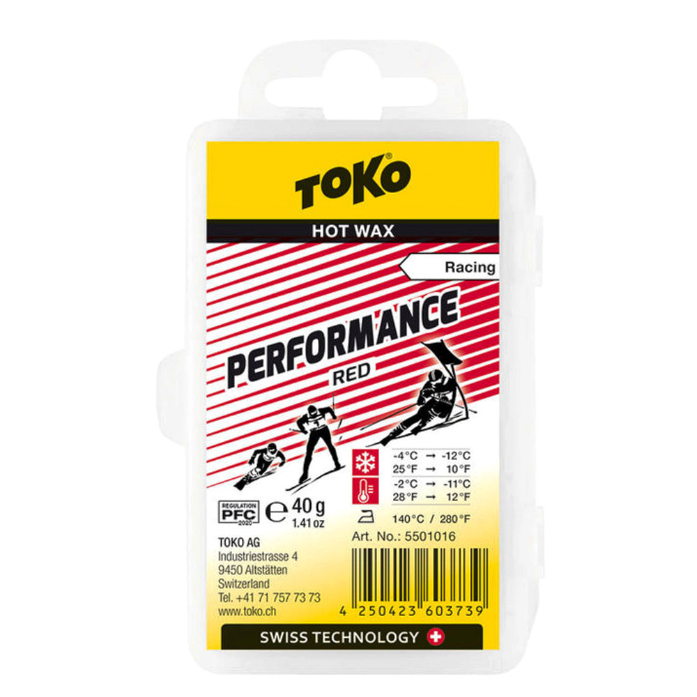 Парафин TOKO Performance LF Red  -4 -12  40 гр.