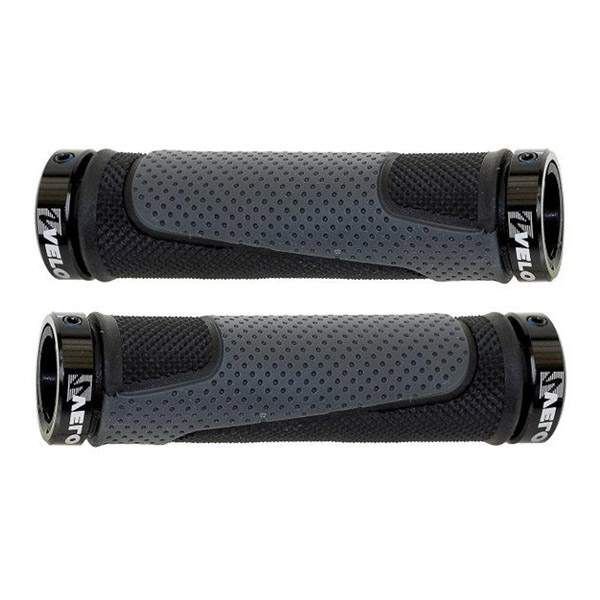 Грипсы Velo  D3 Alloy 130mm, черн., с фиксатором