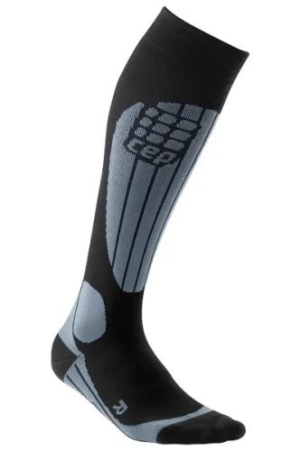 Компрессионные гольфы CEP для катания на лыжах, мужские C21M (IV, 5 A Черный/серый)