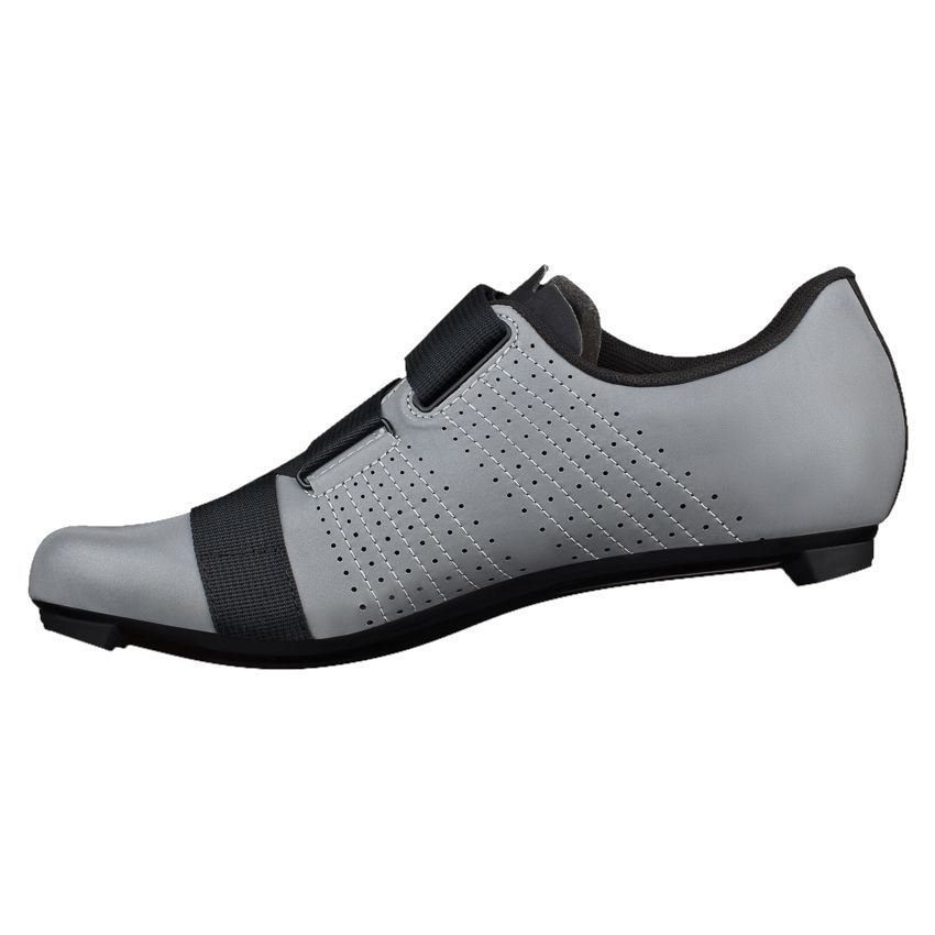 Велотуфли Fizik TEMPO POWERSTRAP R5 Reflective (37, Серый светоотражающий/черный)