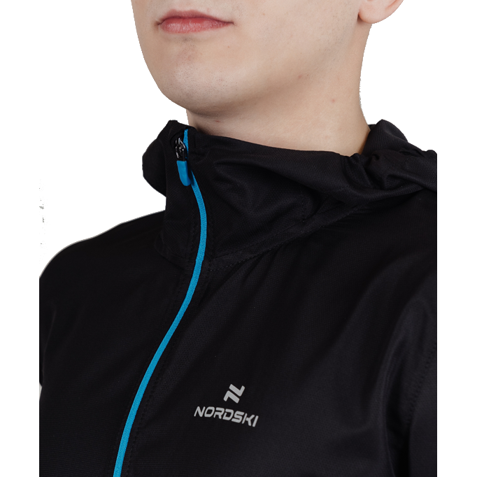 Ветровка Nordski Run  (S, 100 Черный)