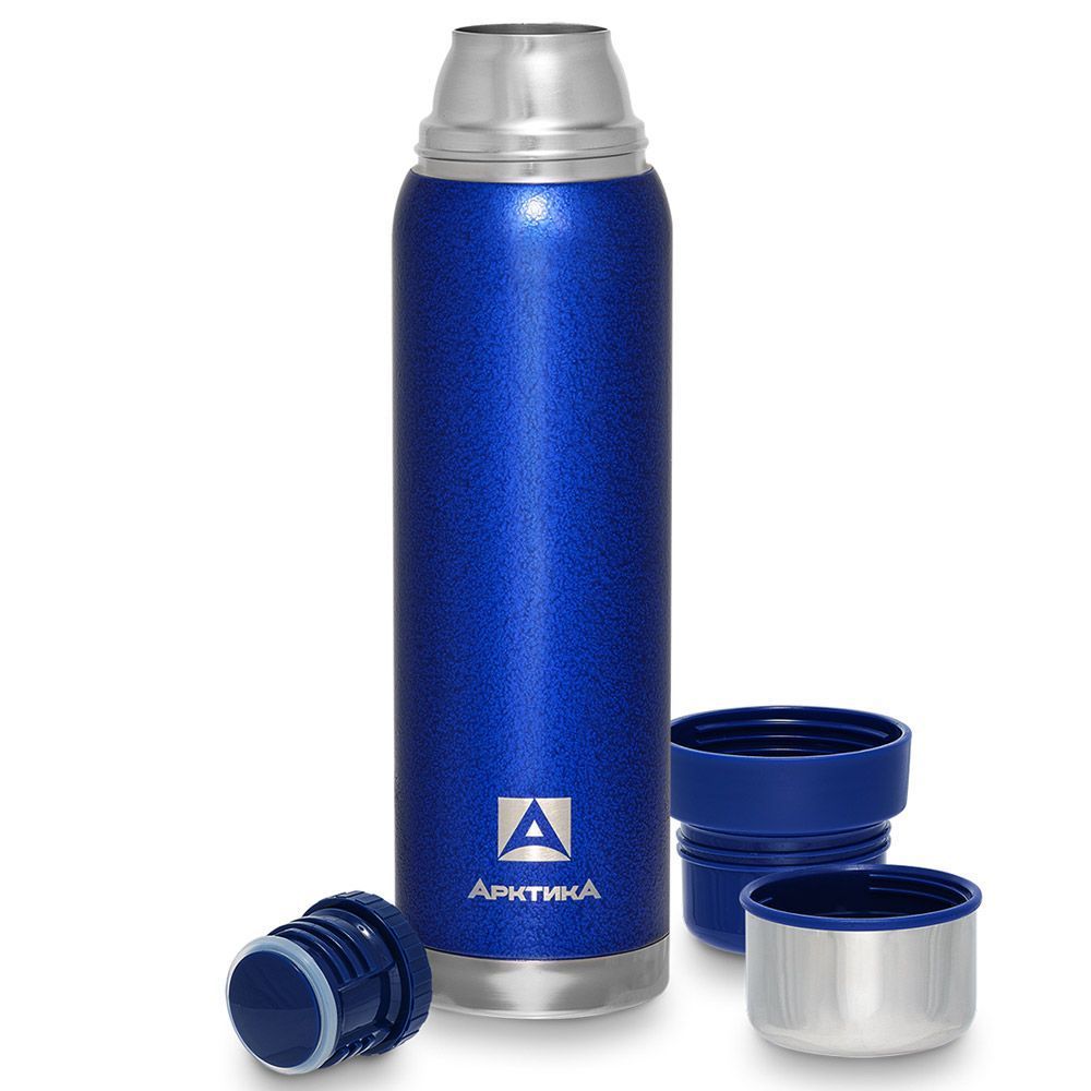 Термос бытовой, вакуумный "Арктика", 900 мл (Синий)