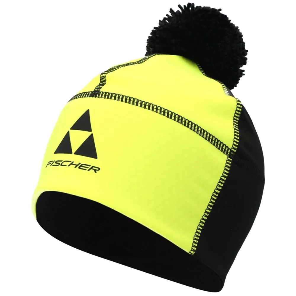 Шапка FISCHER Softshell (52, 103 Черный/ лимон)