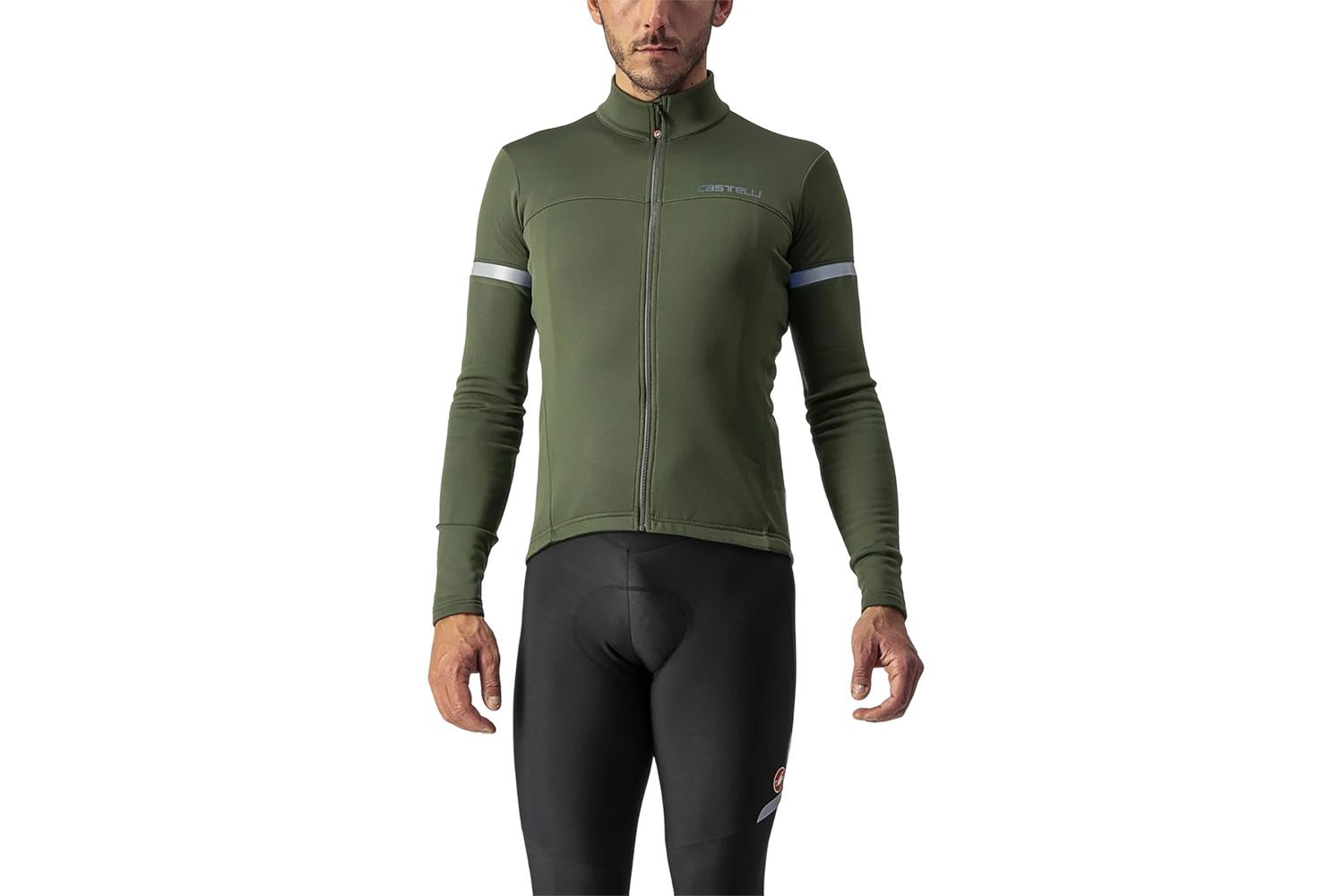 Майка дл.рукав Castelli FONDO 2 FZ (075, M, Темно-зеленый)