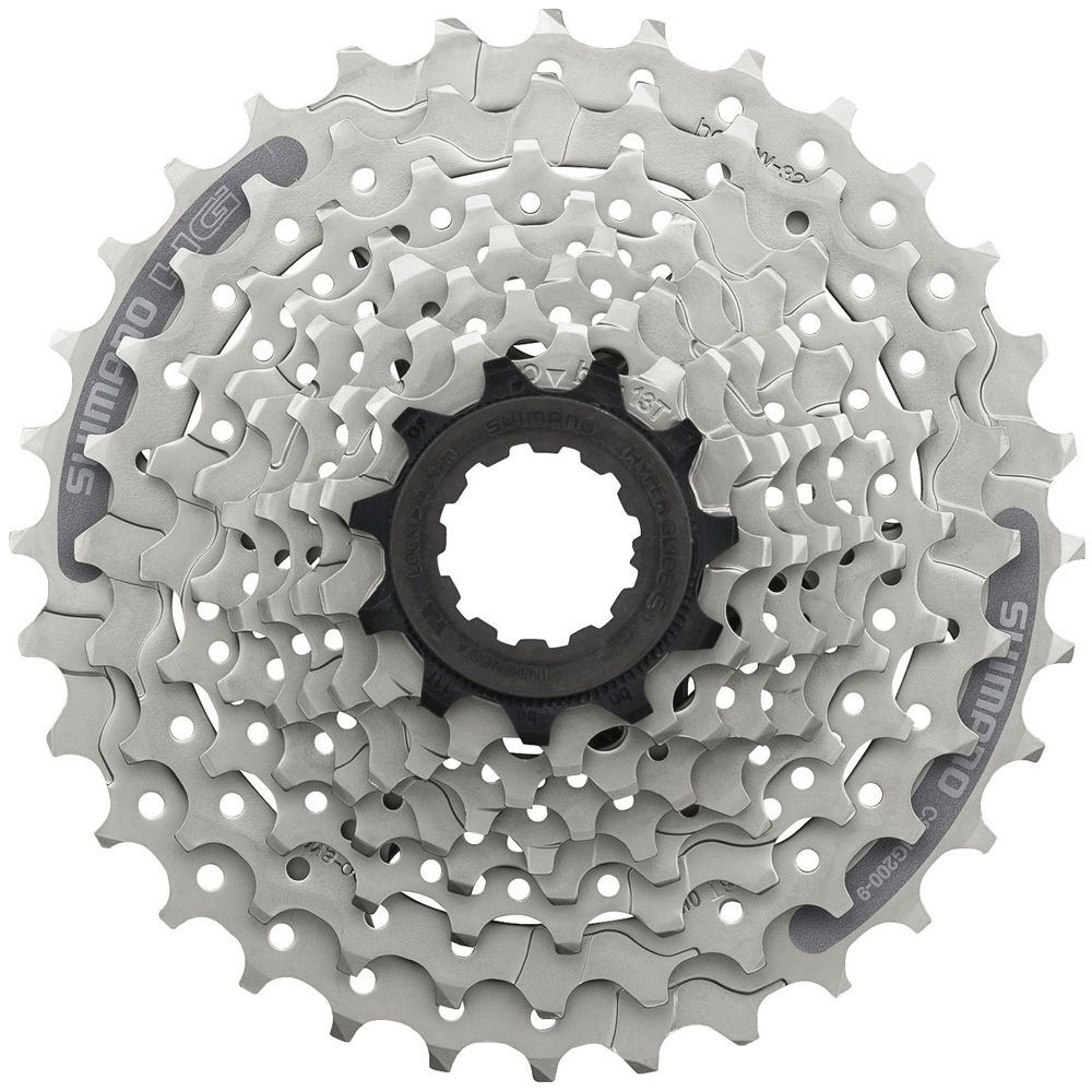 Кассета Shimano, HG201, 9ск., 11-32  цв.сереб.