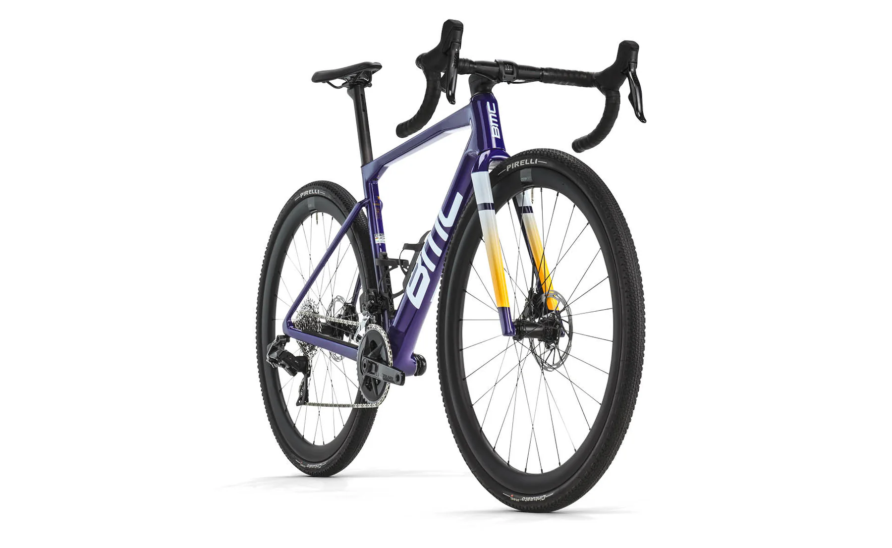 Велосипед гравел BMC Kaius 01 THREE Rival AXS Wide 2x12 Purple/White/Orange